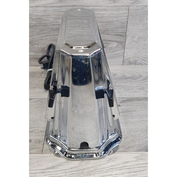 Vintage Toaster SON-CHIEF Series 680 Chrome 2 Slice Works Streamline MCM - Picture 11 of 14